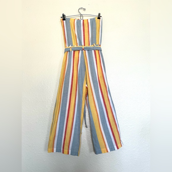 Vintage Havana Mixed Stripes Jumpsuit, Sz. S. - Picture 4 of 10